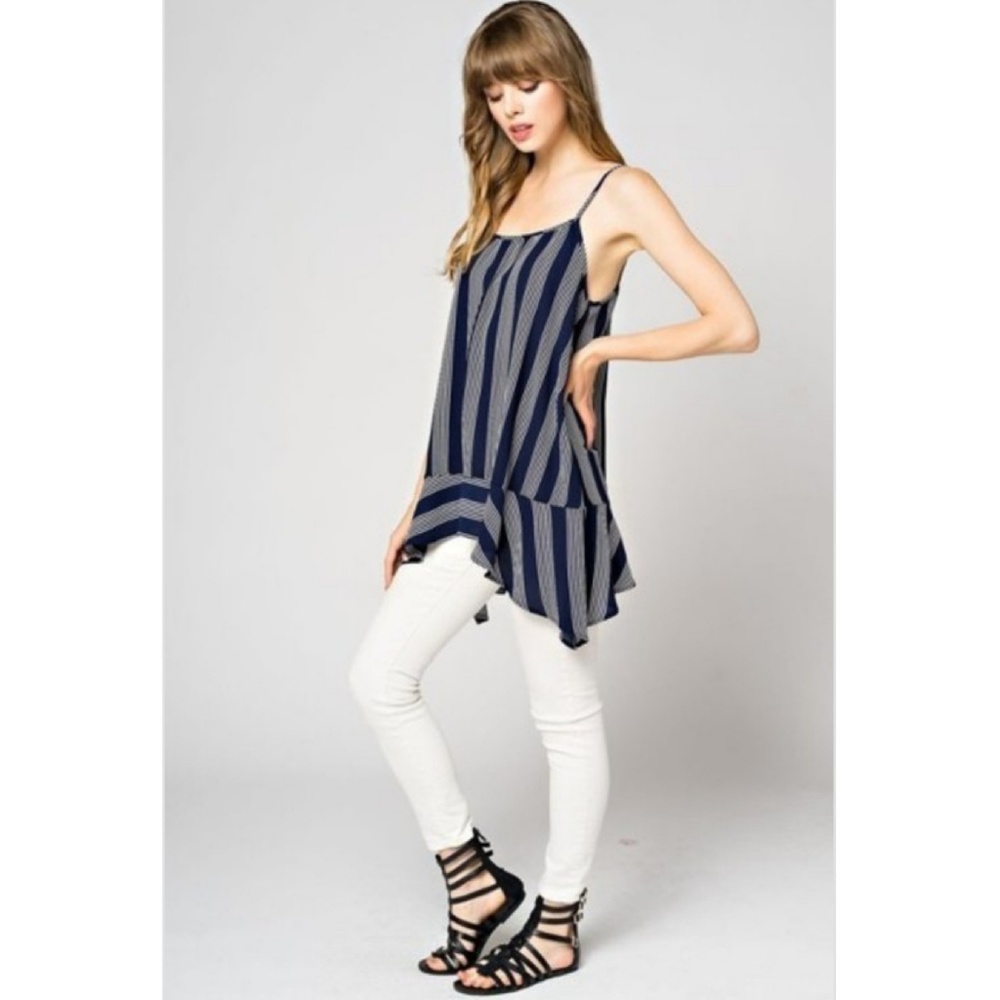 Blue Stripes Cami